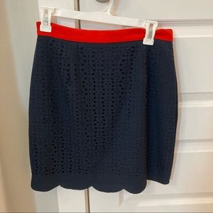 Pixley Laser cut detail skirt